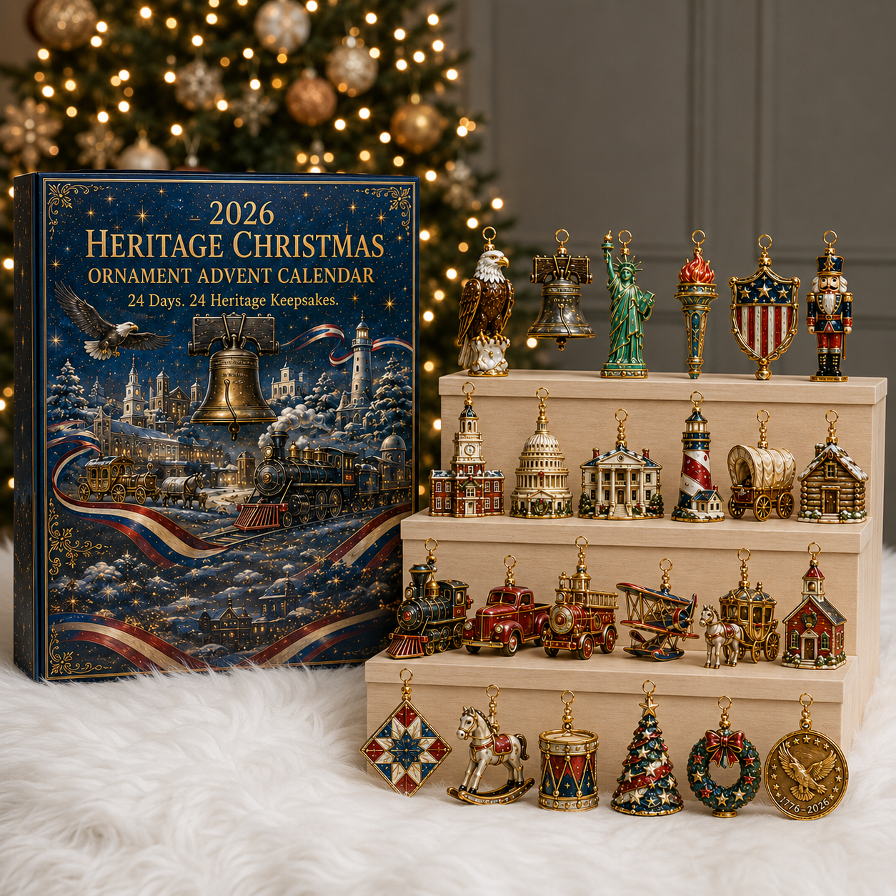 ❤️✨America 250th Anniversary Heritage Christmas Advent Calendar