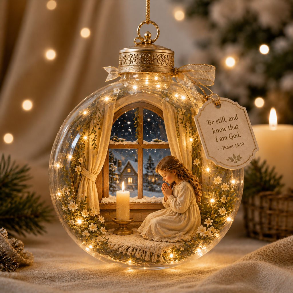 🔥3D Illuminated Christian Scripture Keepsake Ornaments