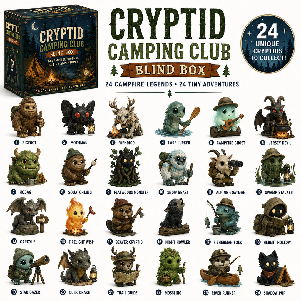👁️ North American Cryptids Blind Box – 24 Legends, 24 Mysteries 👹
