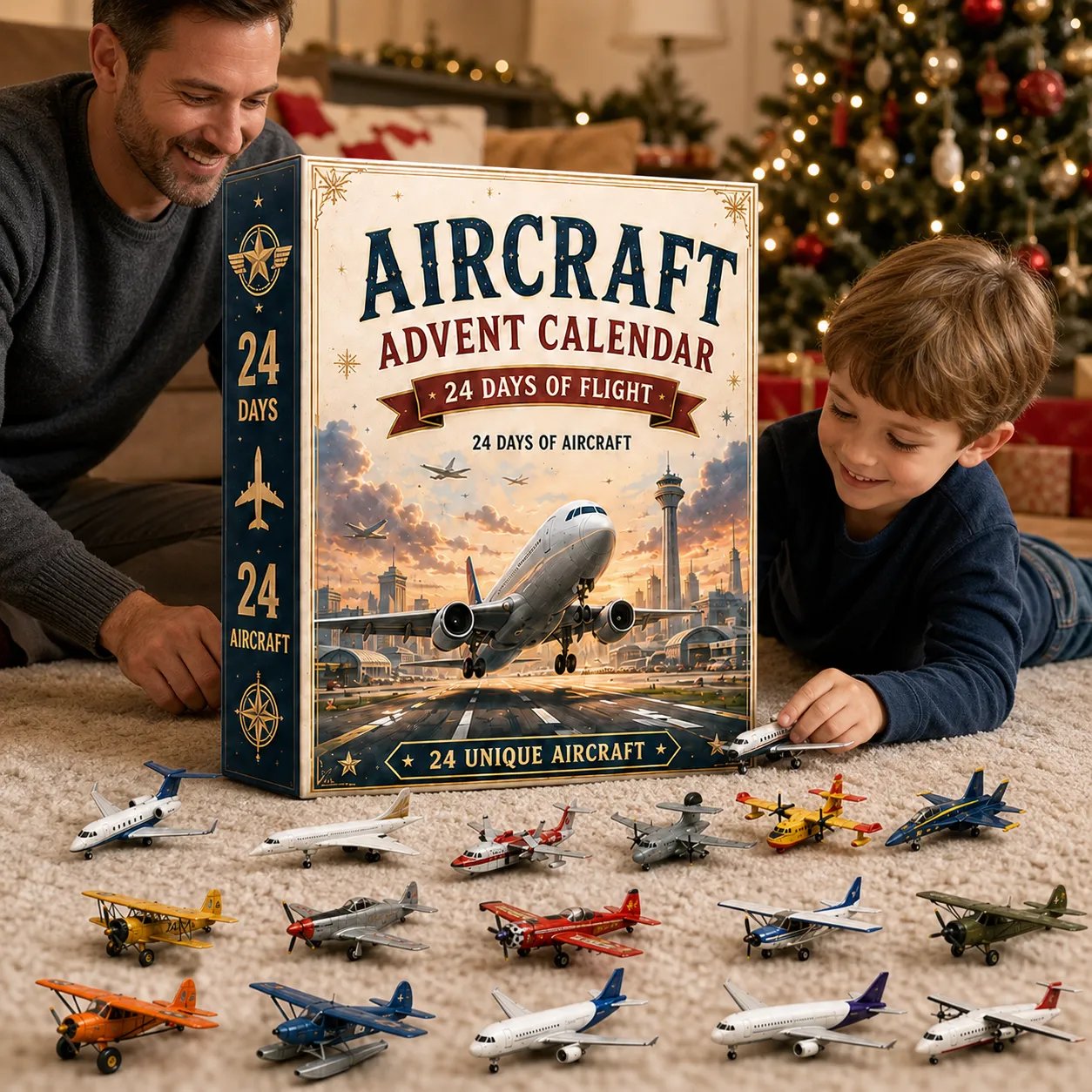 ✈️ 2026 Aircraft Advent Calendar – 24 Days of Miniature Aviation Surprises