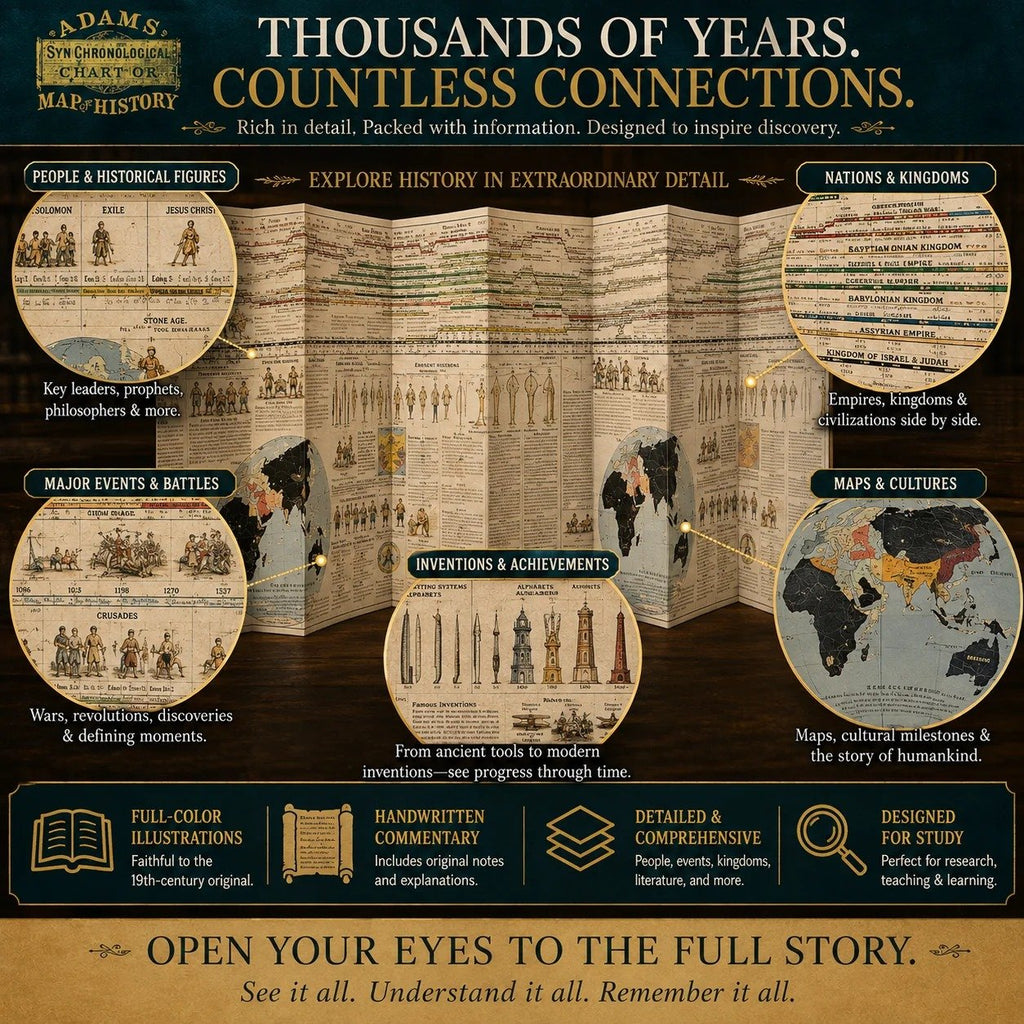 Biblical World History Fold‑Out Timeline Chart