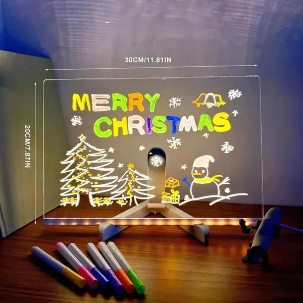 ✨LAST WEEK SPECIAL PRICE: ￡9.99!!⏳🎨Luminous Led Drawing Board For Children
