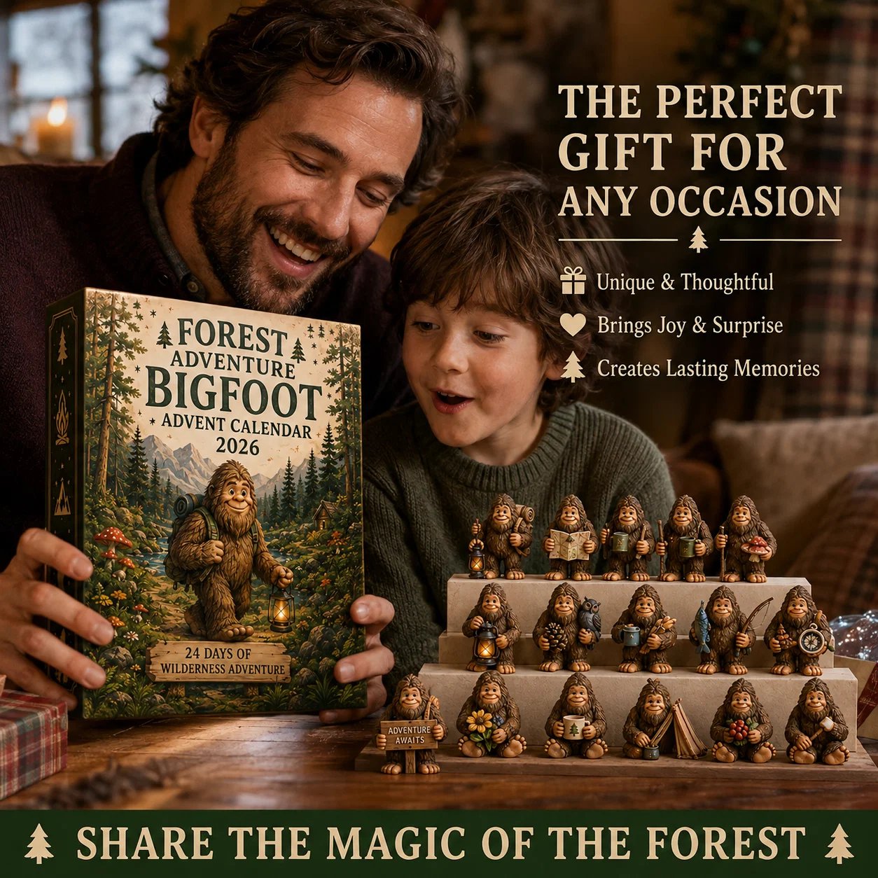 🎁🌲 Bigfoot Advent Calendar 2026 – 24 Days of Wild Adventures
