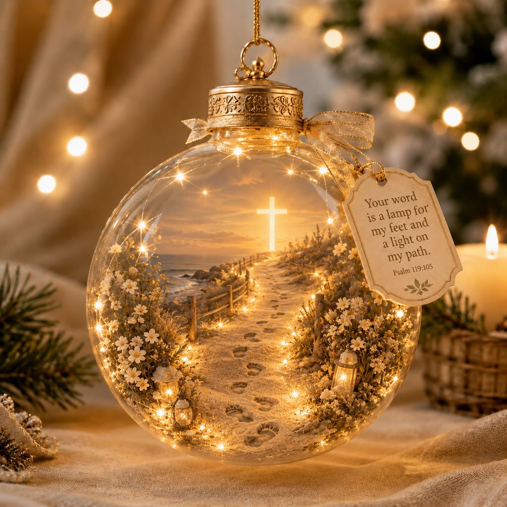 🔥3D Illuminated Christian Scripture Keepsake Ornaments