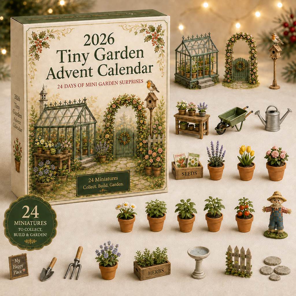 2026 Miniature Garden Advent Calendar 🌿🎄 – 24 Days of Tiny Garden Surprises