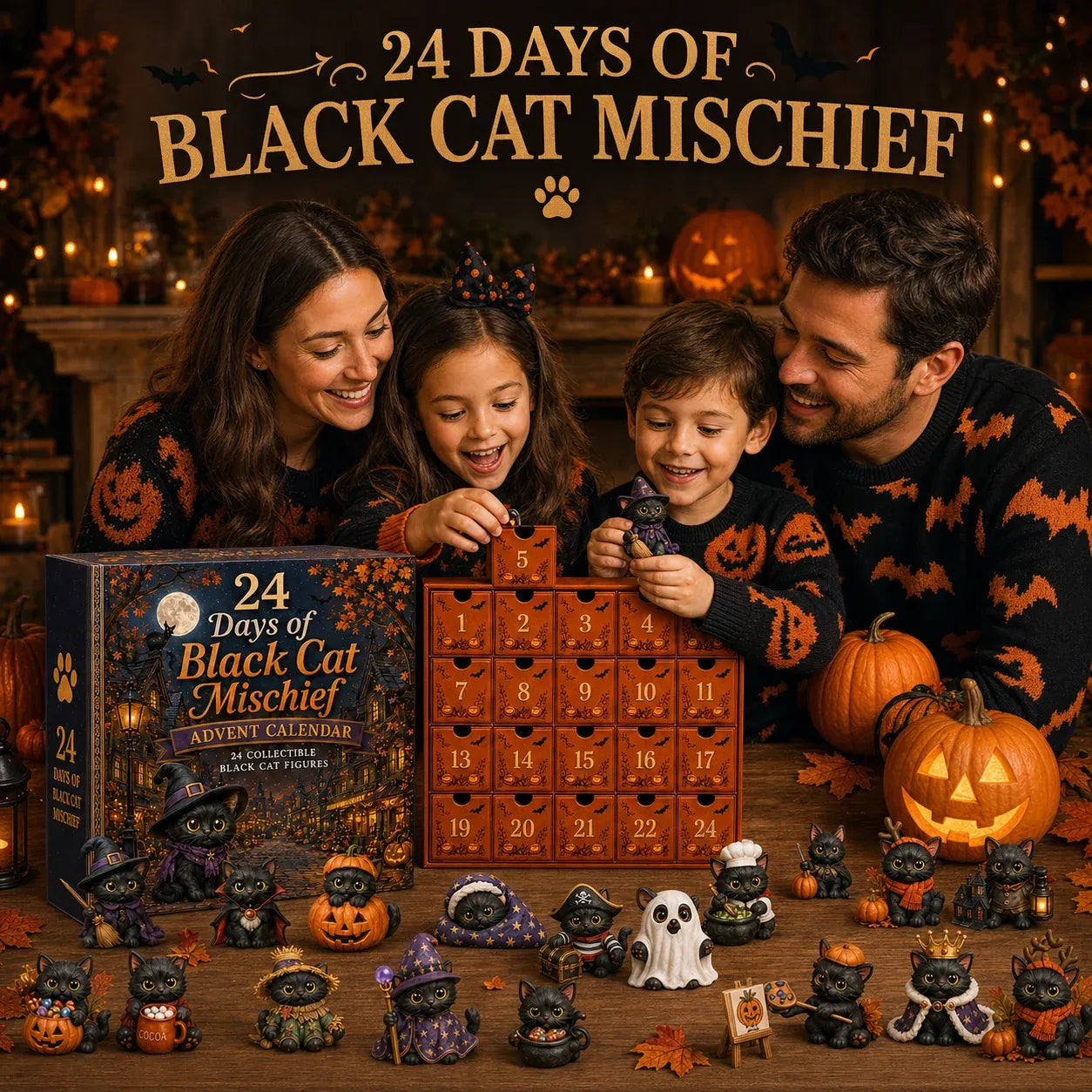 24 Days of Black Cat Mischief Advent Calendar