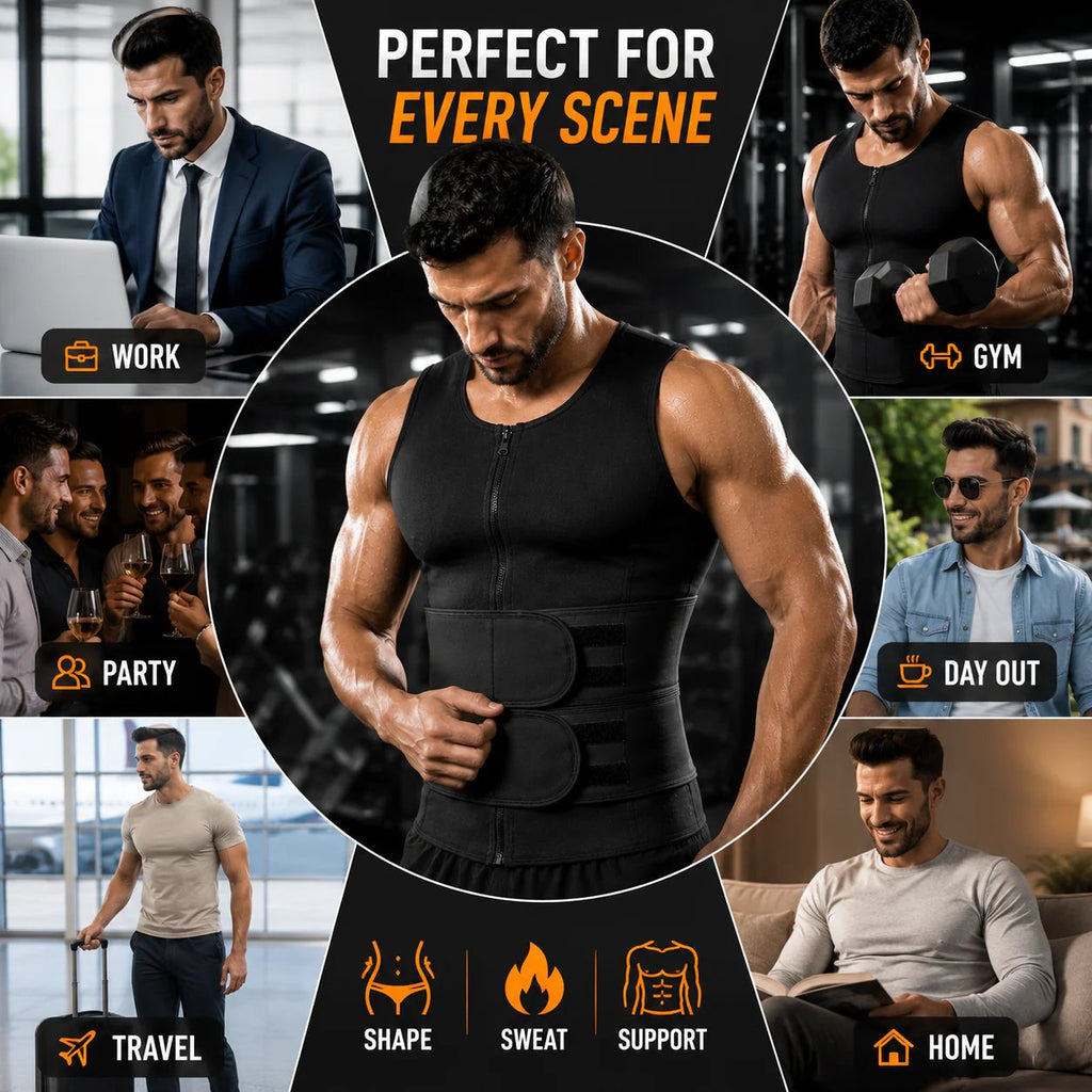 🔥LAST DAY 49% OFF🔥- Men's Sweat Sauna Shaper Vest