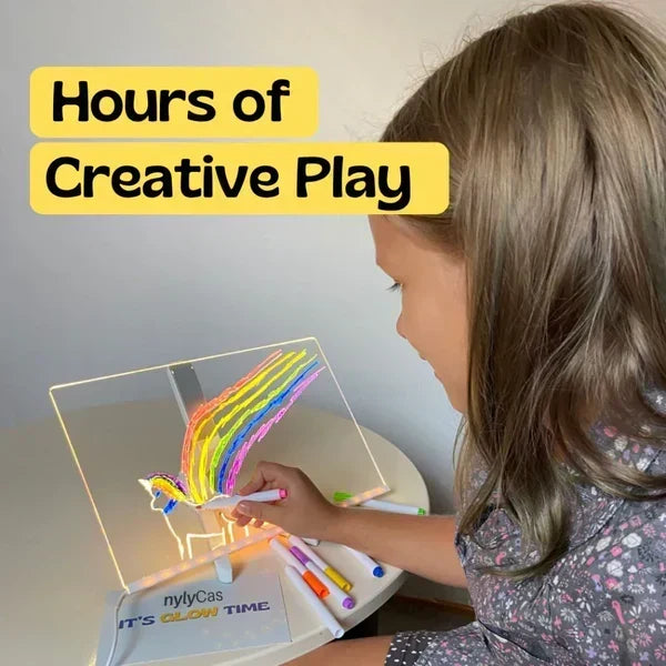 ✨LAST WEEK SPECIAL PRICE: ￡9.99!!⏳🎨Luminous Led Drawing Board For Children