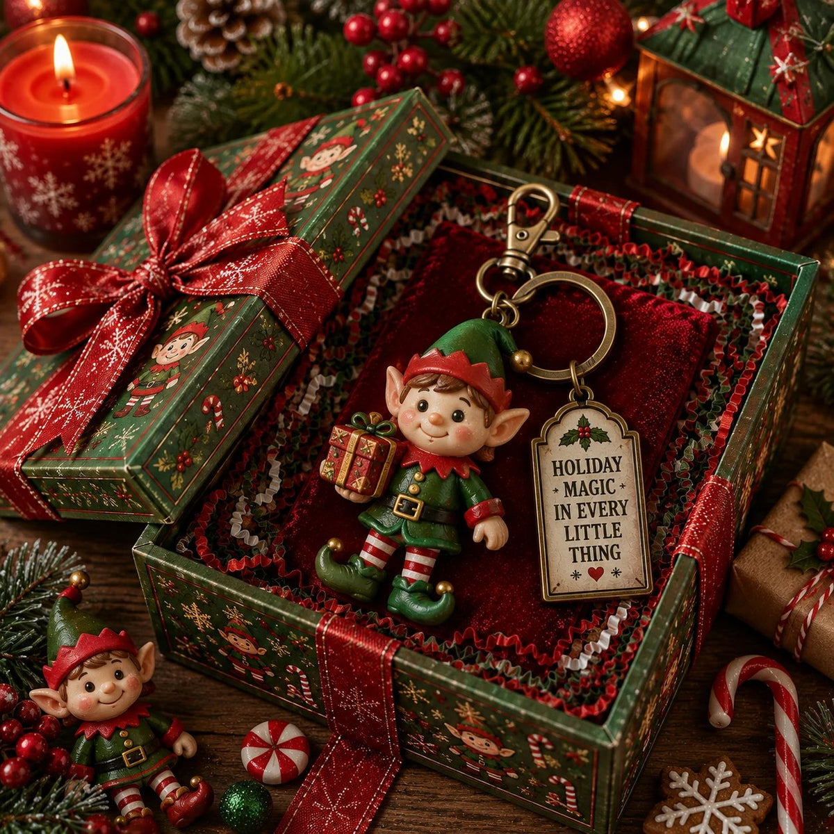 🎄 2026 Christmas Character Keychain Gift Box🎁
