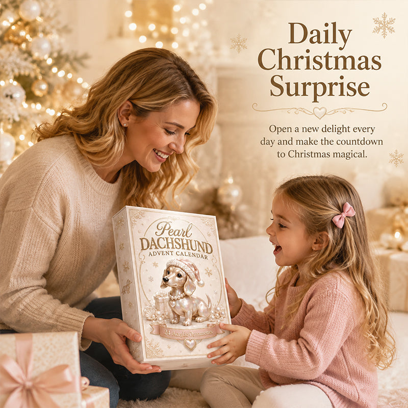 2026 Pearl Dachshund Christmas Advent Calendar🎄