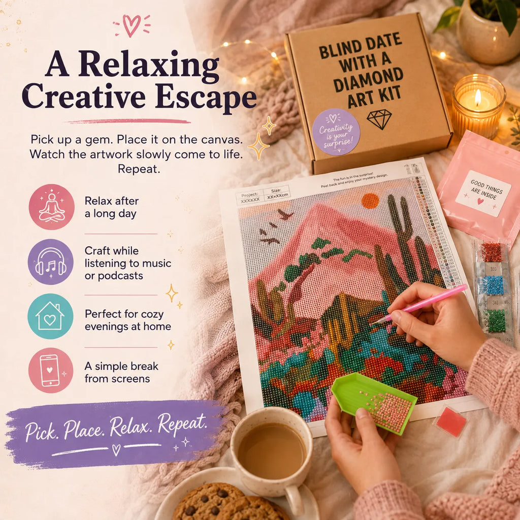 🔥LAST DAY 50% OFF - 💎 Blind Date With A Diamond Art Kit – A Creative Mystery Waiting To Be Revealed