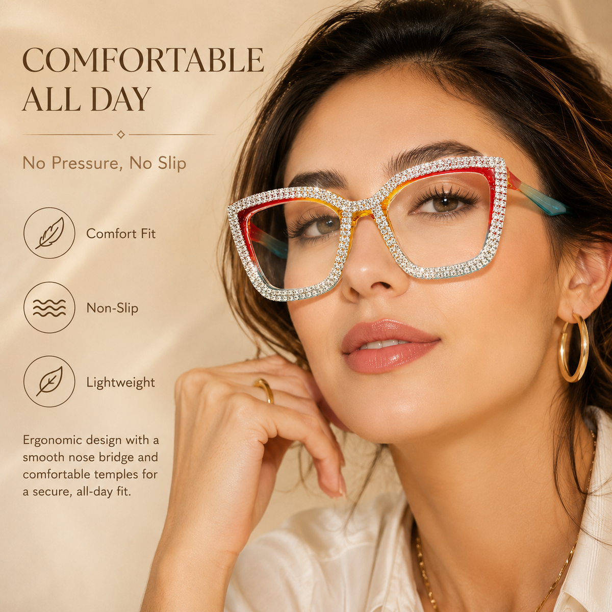 👓Fashion Modern Look Trending Eyeglasses Cat-Eye Anti-Blue Light Reading Glasses