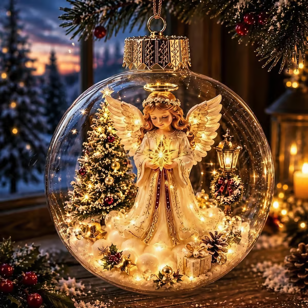 🎄Glowing Christmas Diorama Ornament – Buy 2 Get 1 Free