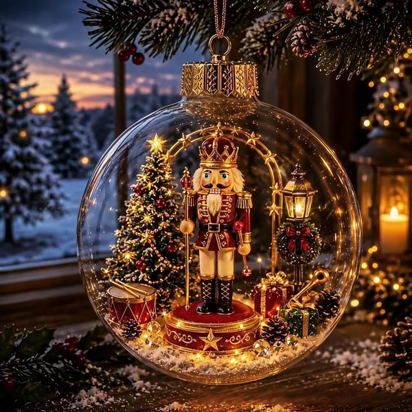 🎄Glowing Christmas Diorama Ornament – Buy 2 Get 1 Free