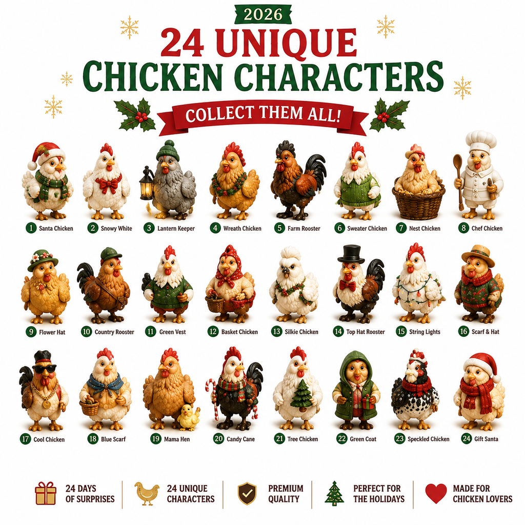 🐔 24 Days of Christmas Chicken Magic Starts Here 🎄