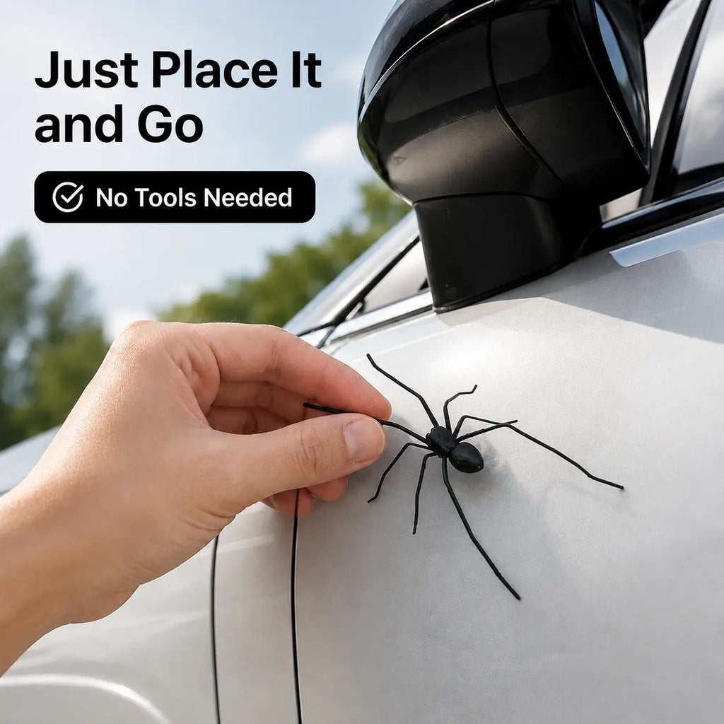 Funny Magnetic Spider Car Decor, Removable Magnet for Cars & Trucks ✅