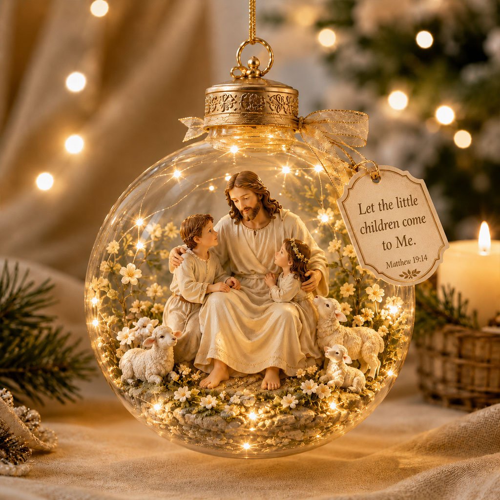 🔥3D Illuminated Christian Scripture Keepsake Ornaments