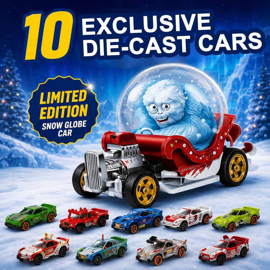 🚗 2026 Holiday Racing Car Advent Calendar – 34-Piece Christmas Countdown