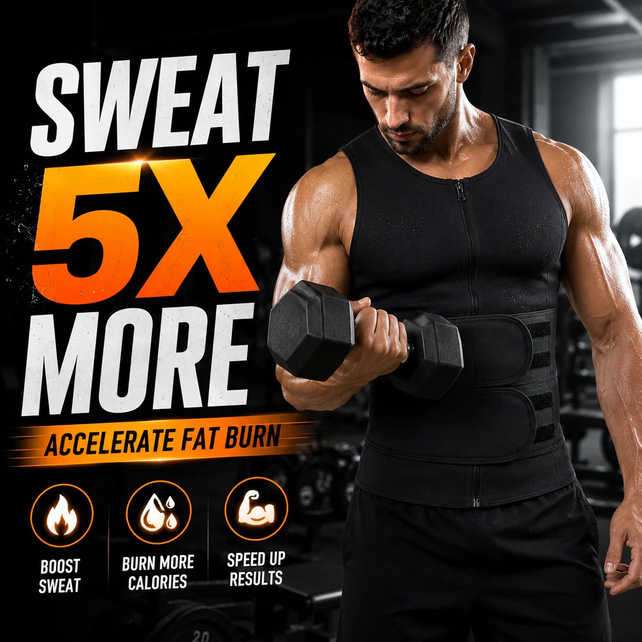 🔥LAST DAY 49% OFF🔥- Men's Sweat Sauna Shaper Vest