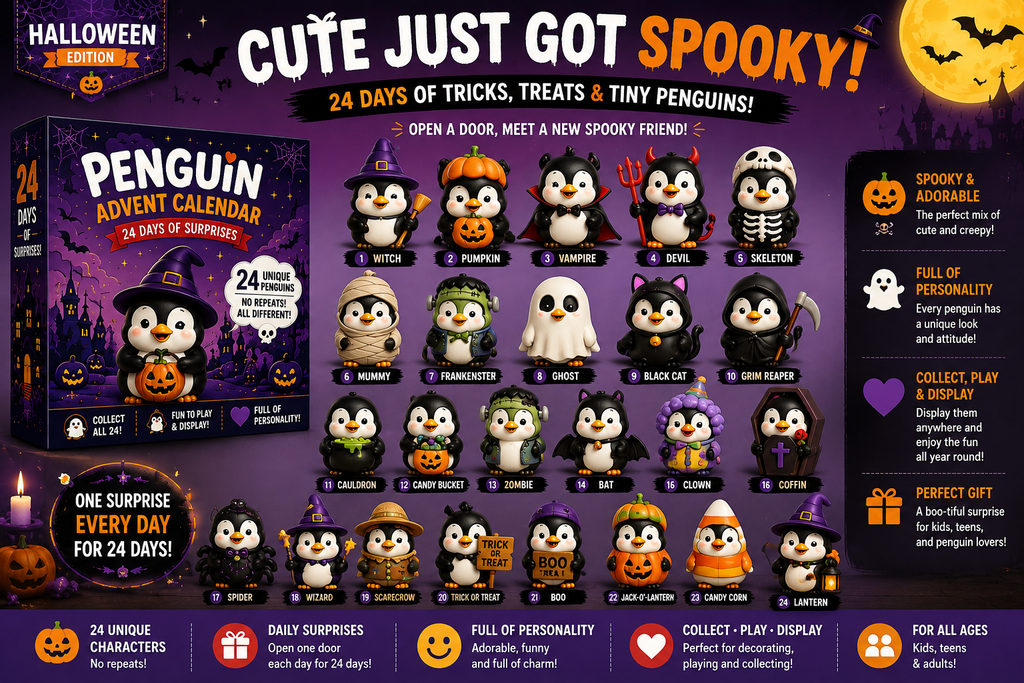 🐧 24 Days of Penguin Surprises Advent Calendar – 3 Fun Editions