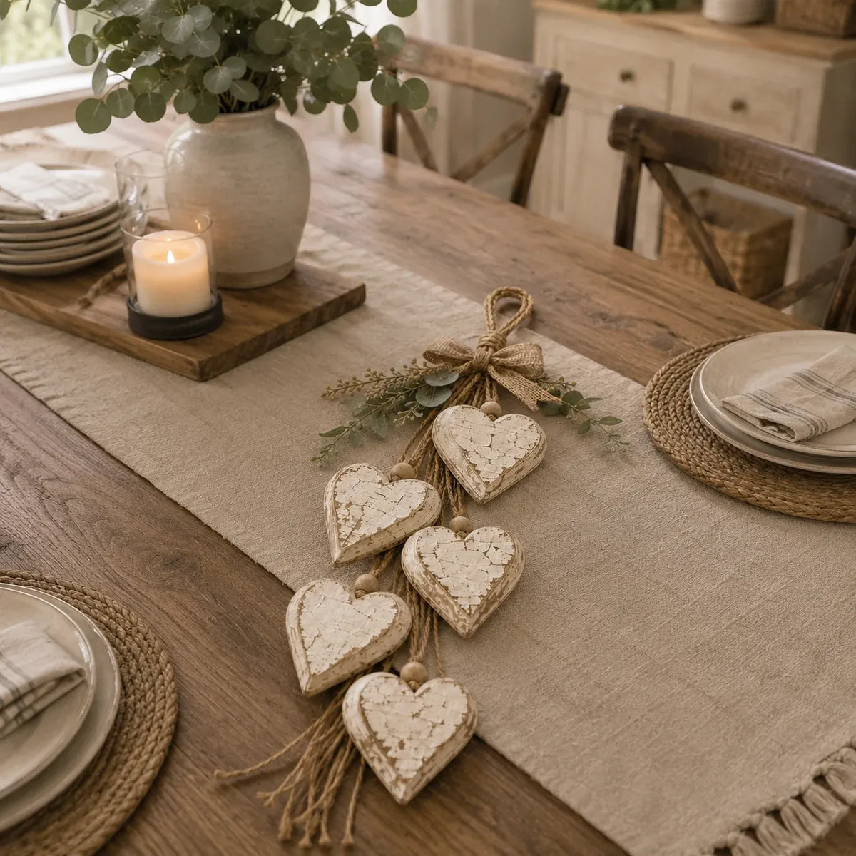 ⭐🍂🤎Hanging Heart Wall Decor