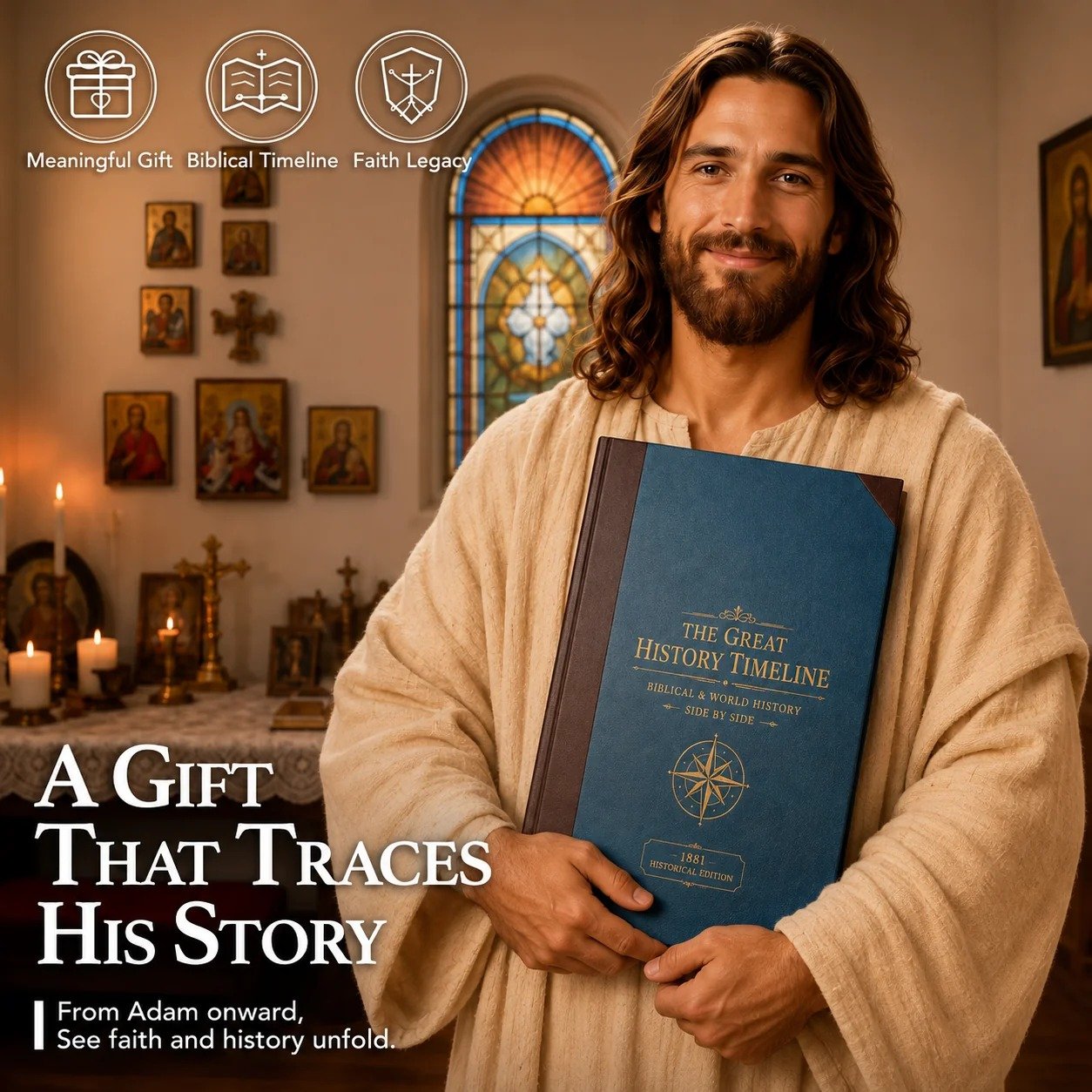 Biblical World History Fold‑Out Timeline Chart