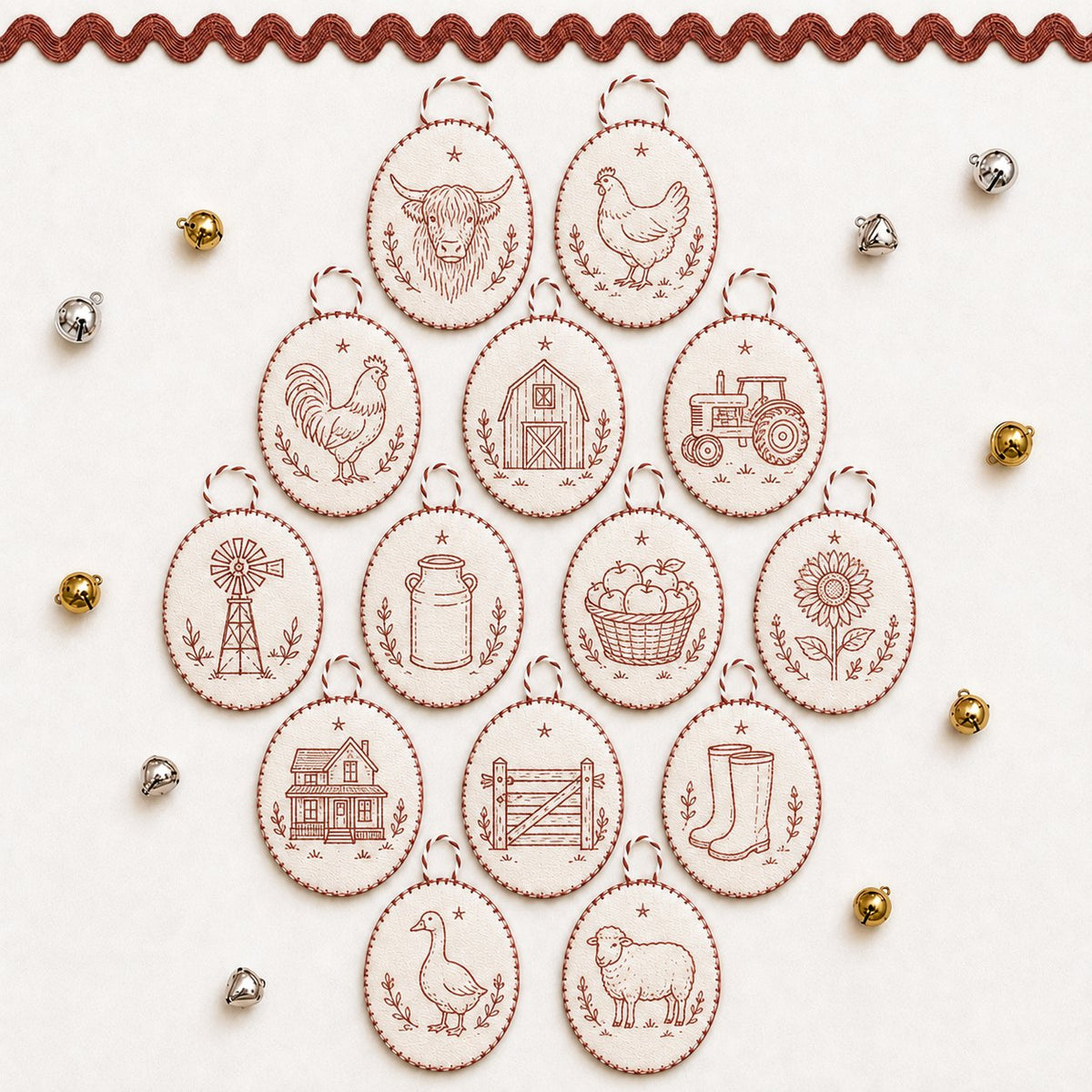 ⏳ Last Day 49% OFF – 🧵Beginner-Friendly DIY Heirloom Oval Embroidery Ornament Kit Collection | Complete Kit with All Tools & Step-by-Step Guide Included 💕