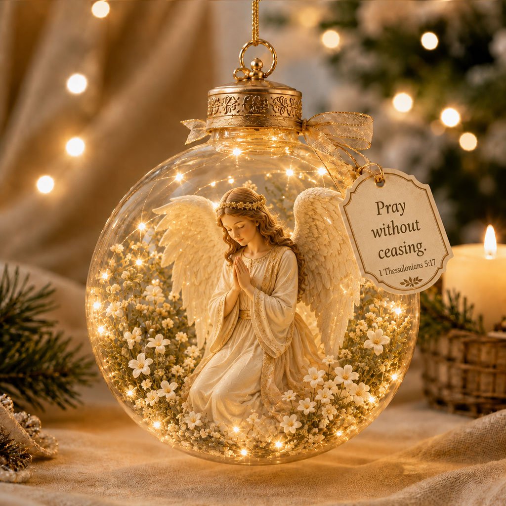 🔥3D Illuminated Christian Scripture Keepsake Ornaments