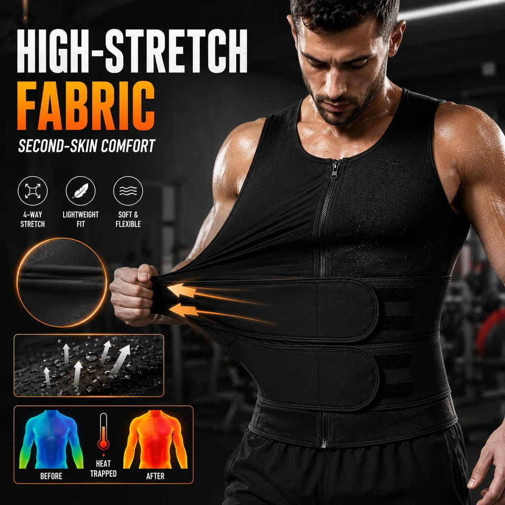 🔥LAST DAY 49% OFF🔥- Men's Sweat Sauna Shaper Vest
