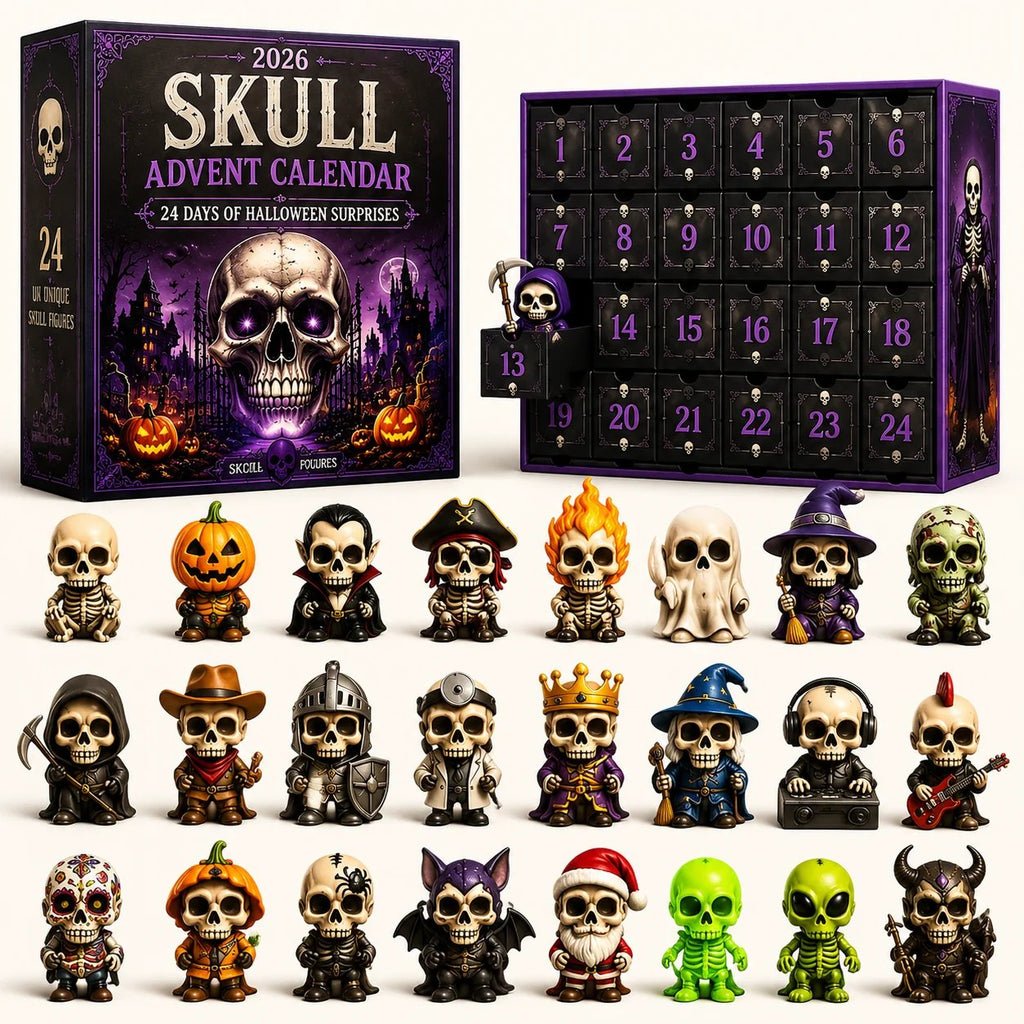2026 Skull Halloween Advent Calendar – 24 Collectible Characters