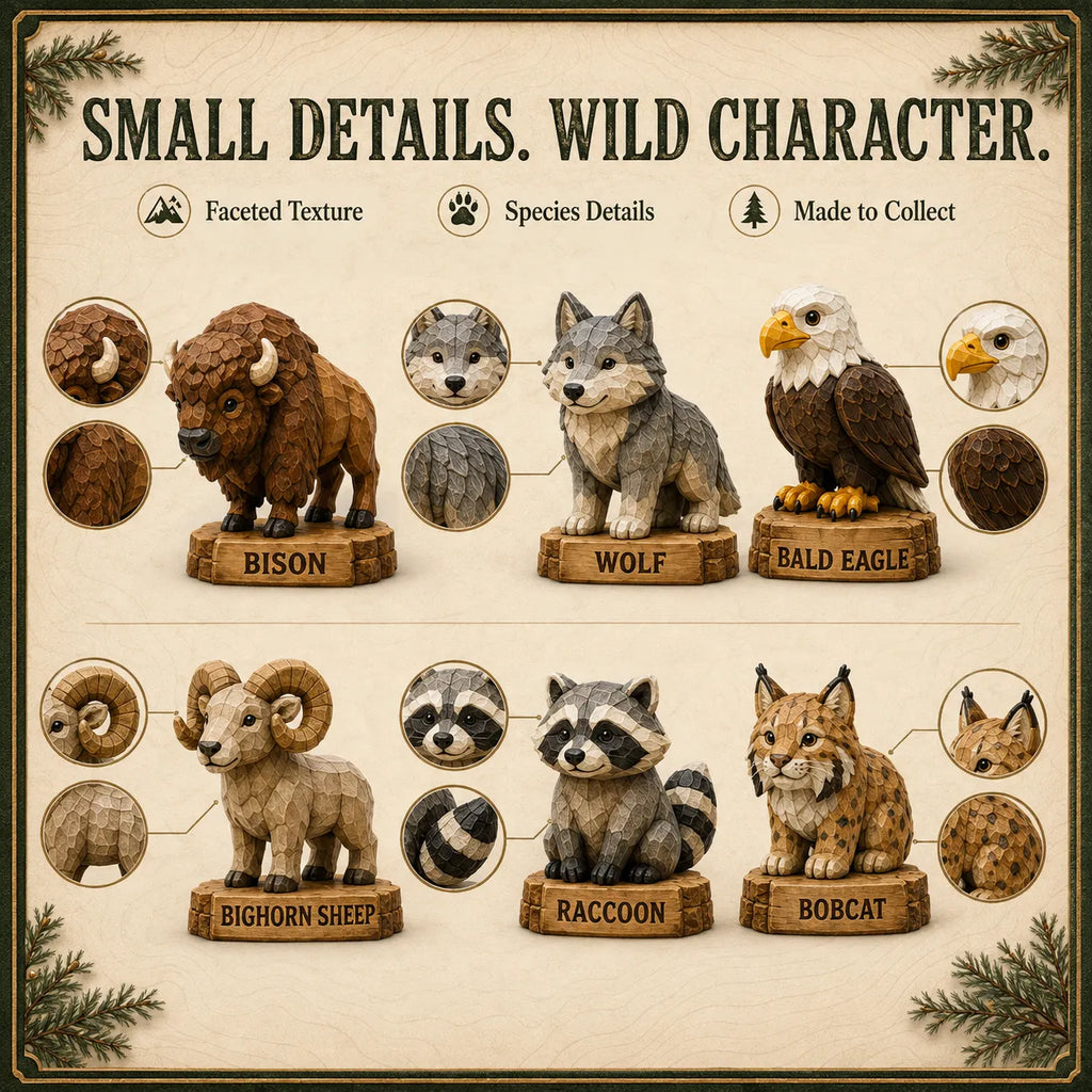 🐾 LAST DAY 49% OFF – 24 Days of National Park Wildlife Advent Calendar | 24 Unique Animal Collectibles Featuring Bison, Bears, Wolves, Eagles & More Wild Discoveries 🎄🏞️