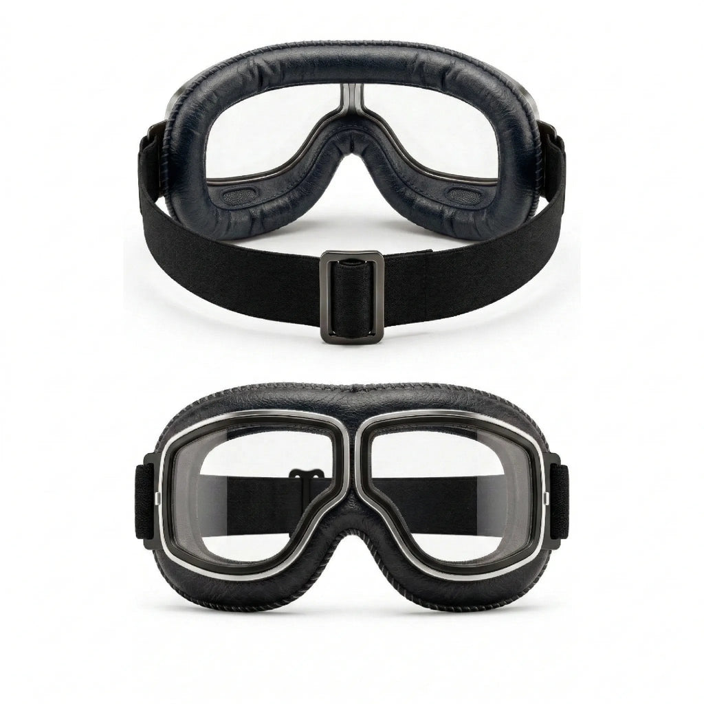 🕶️ OTG Vintage Motorcycle Goggles (Fits Over Glasses)