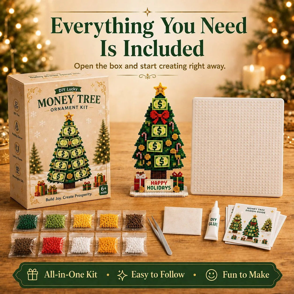 Beginner-Friendly DIY Lucky Money Tree Bead Craft Kit