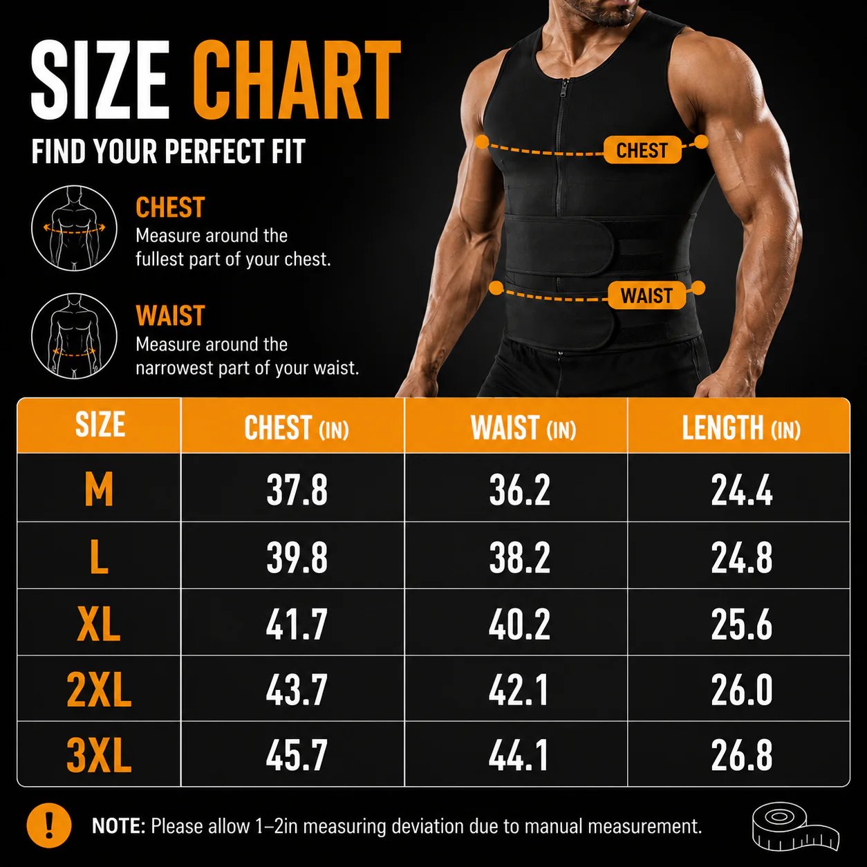 🔥LAST DAY 49% OFF🔥- Men's Sweat Sauna Shaper Vest