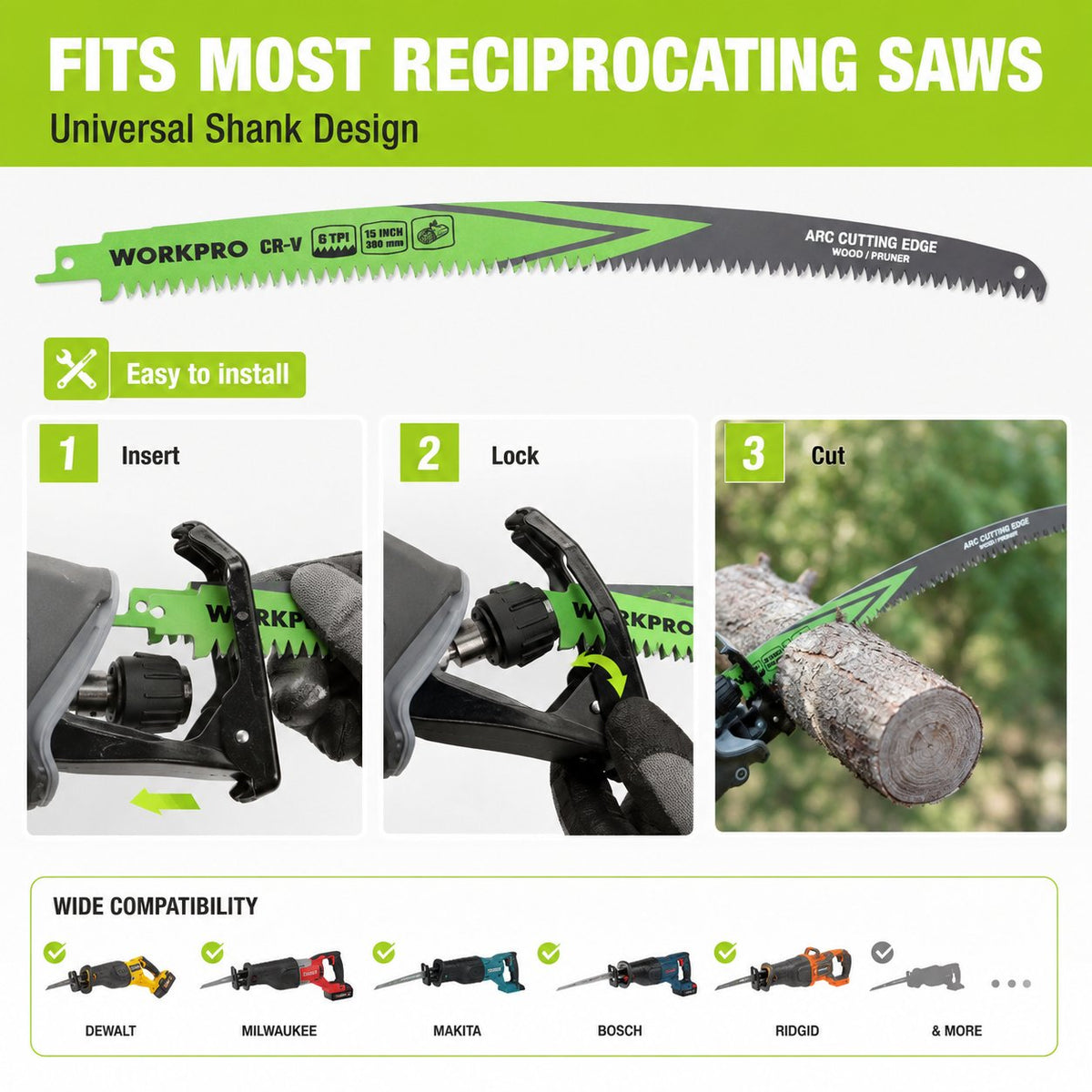 🔥HOT SALE🔥380 mm Wood Pruning Saw Blade Set 🪚