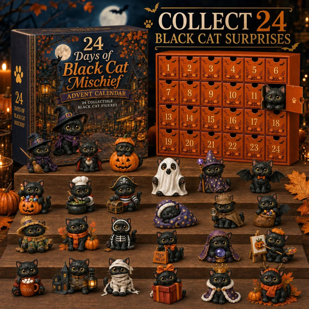 24 Days of Black Cat Mischief Advent Calendar
