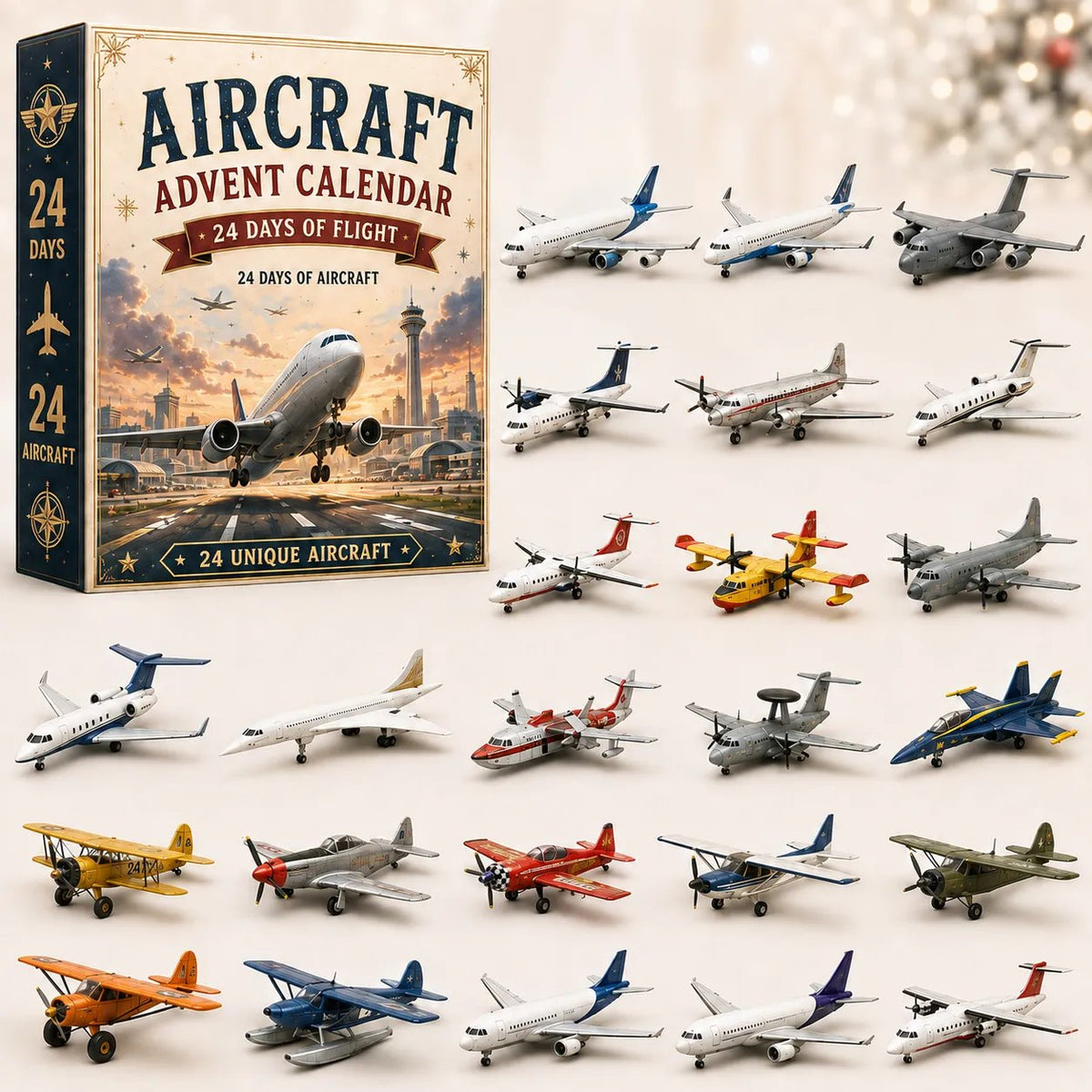 ✈️ 2026 Aircraft Advent Calendar – 24 Days of Miniature Aviation Surprises