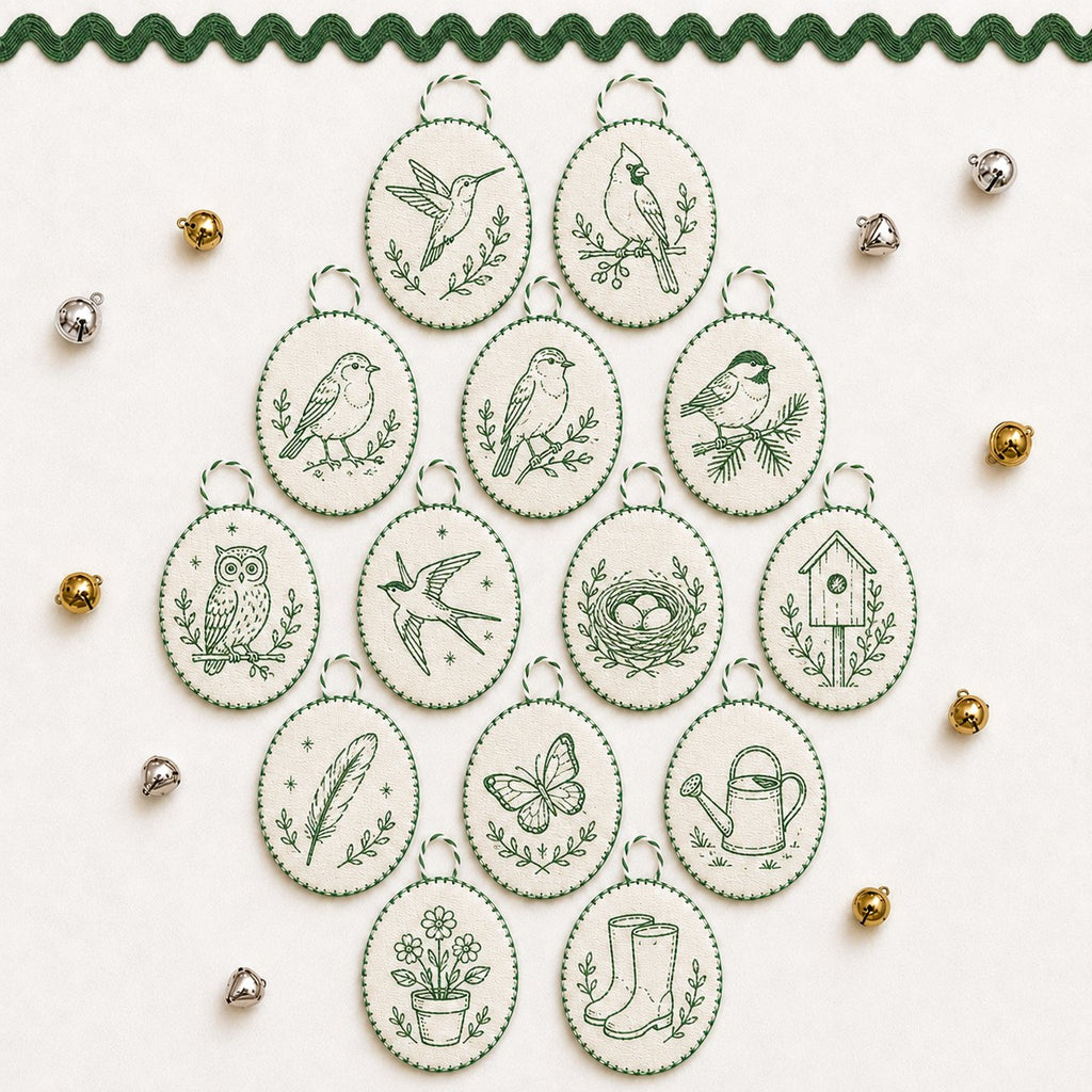⏳ Last Day 49% OFF – 🧵Beginner-Friendly DIY Heirloom Oval Embroidery Ornament Kit Collection | Complete Kit with All Tools & Step-by-Step Guide Included 💕