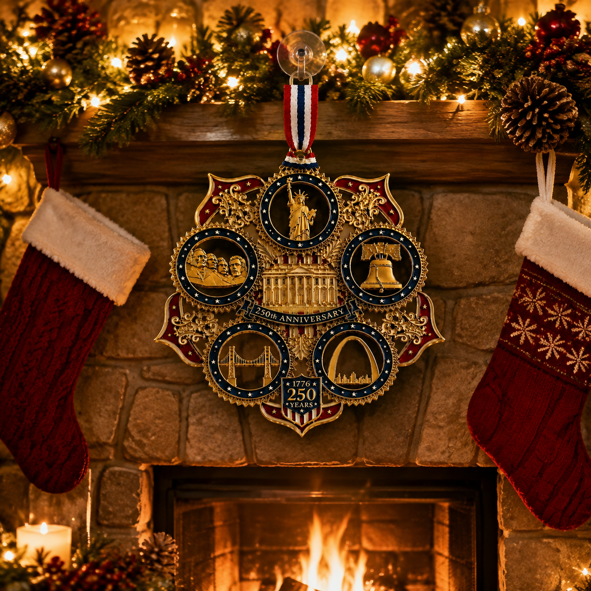 ❤️🔥Last 30pcs🔥❤️✨250th Anniversary Christmas Tree Ornament