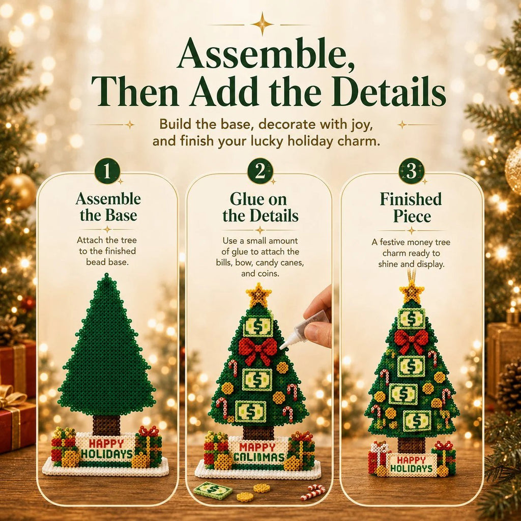 Beginner-Friendly DIY Lucky Money Tree Bead Craft Kit