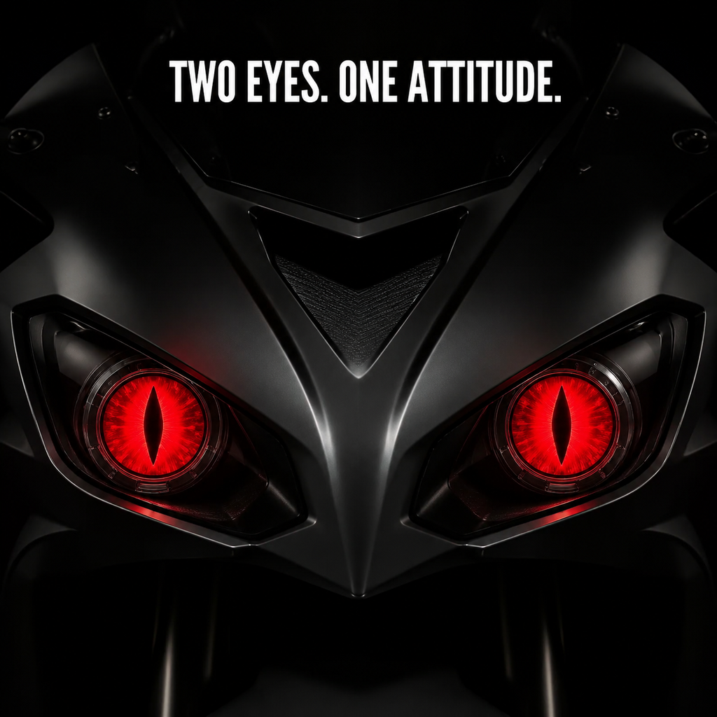 👀 Custom LED Eyes – Awaken Your Ride