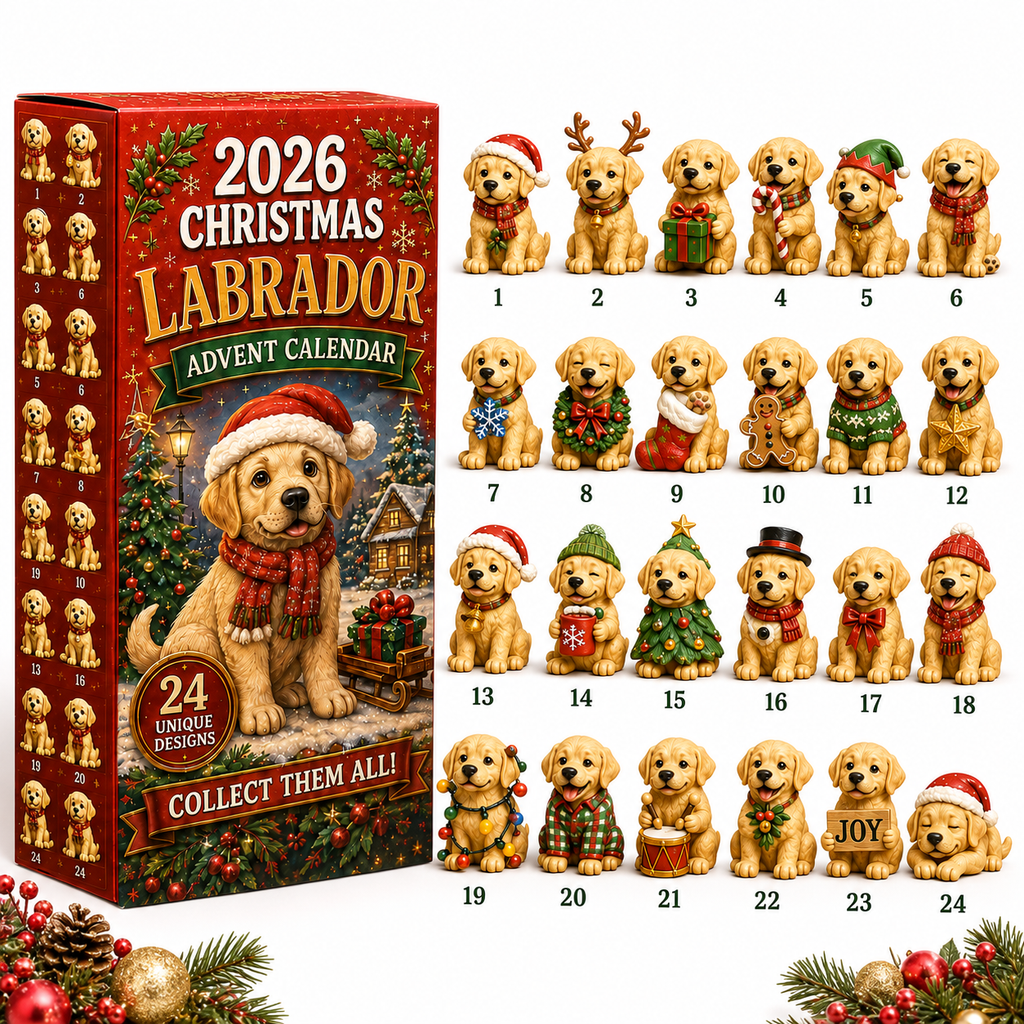2026 Dog Lovers Advent Calendar – 24 Breed Ornaments