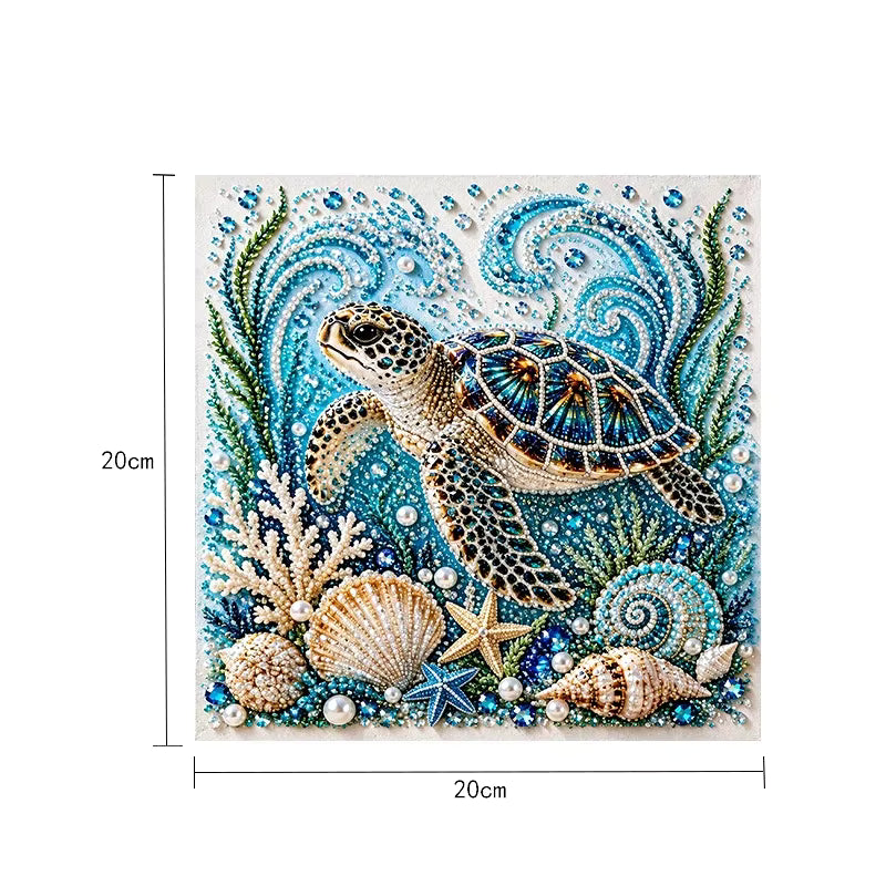 🌊✨ Ocean Theme Pearl Art DIY Kit – Relaxing DIY Craft to Create Stunning Coastal Artwork