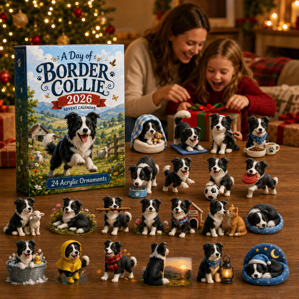 CHRISMAST KICKOFF 48% OFF - 2026 Grassland Running Sheepdog Blind Box - 24-Day Festive Countdown - Gift For Dog Lovers