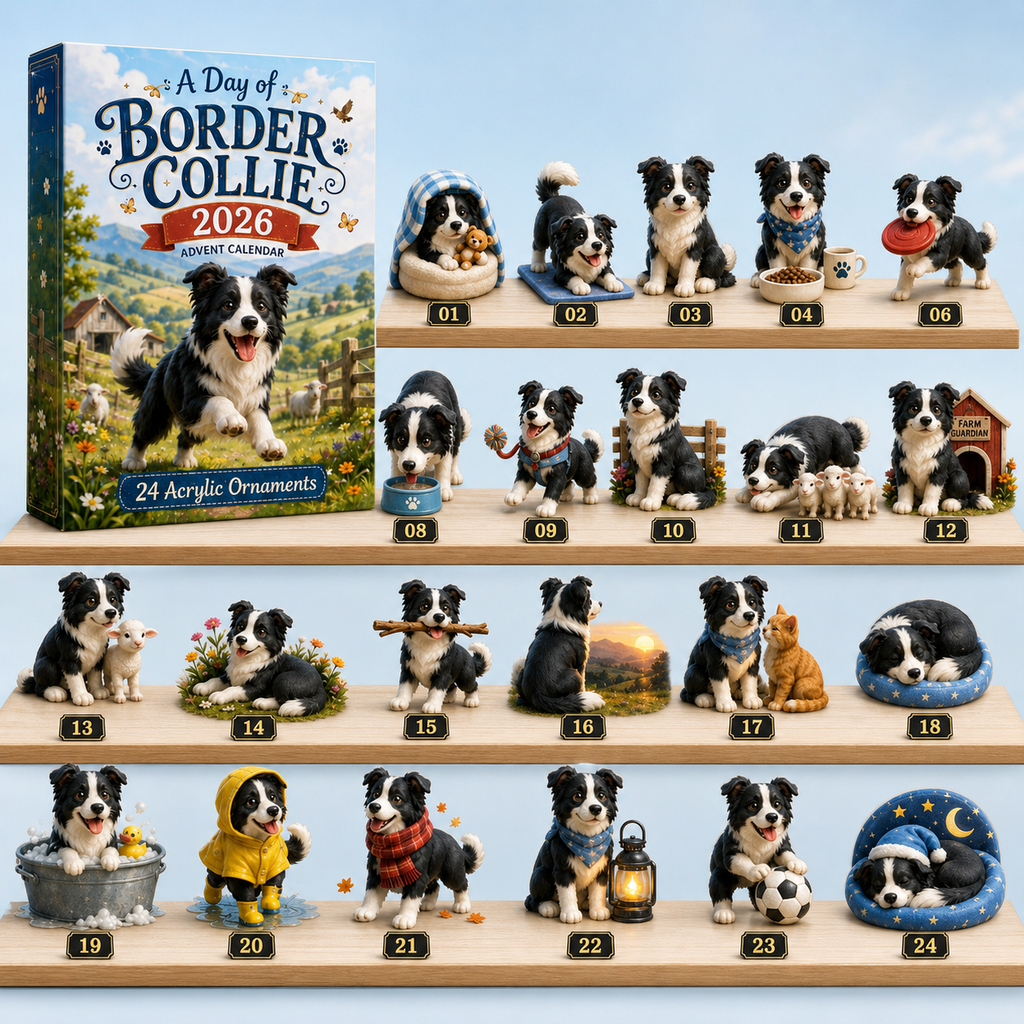 CHRISMAST KICKOFF 48% OFF - 2026 Grassland Running Sheepdog Blind Box - 24-Day Festive Countdown - Gift For Dog Lovers