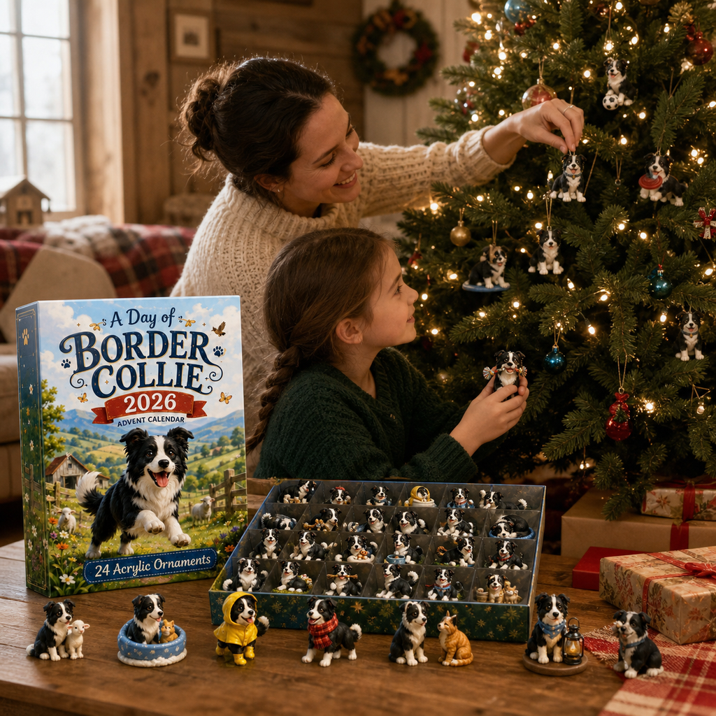 CHRISMAST KICKOFF 48% OFF - 2026 Grassland Running Sheepdog Blind Box - 24-Day Festive Countdown - Gift For Dog Lovers