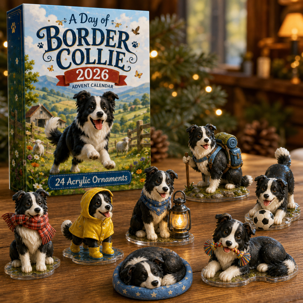 CHRISMAST KICKOFF 48% OFF - 2026 Grassland Running Sheepdog Blind Box - 24-Day Festive Countdown - Gift For Dog Lovers