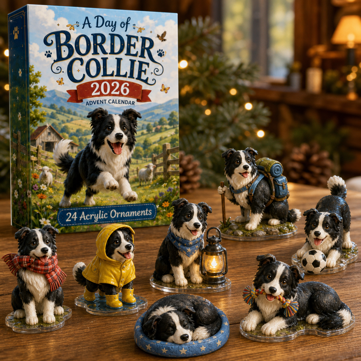 CHRISMAST KICKOFF 48% OFF - 2026 Grassland Running Sheepdog Blind Box - 24-Day Festive Countdown - Gift For Dog Lovers