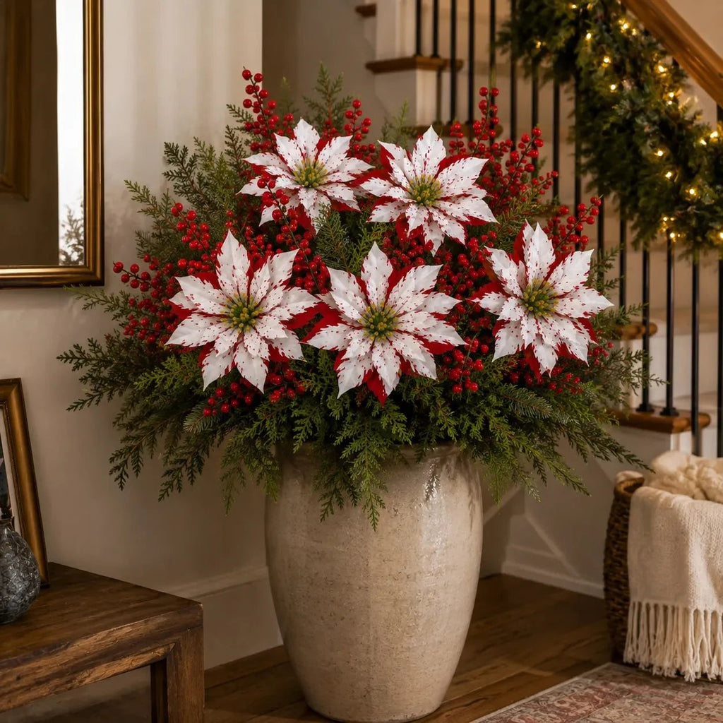 🎉❀Last Day 50% OFF🔥Christmas Poinsettia Planter Inserts
