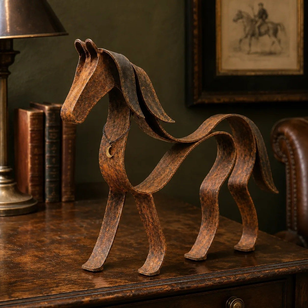 Rustic Charm, Dachshund Style — Metal Sculpture for Home & Garden